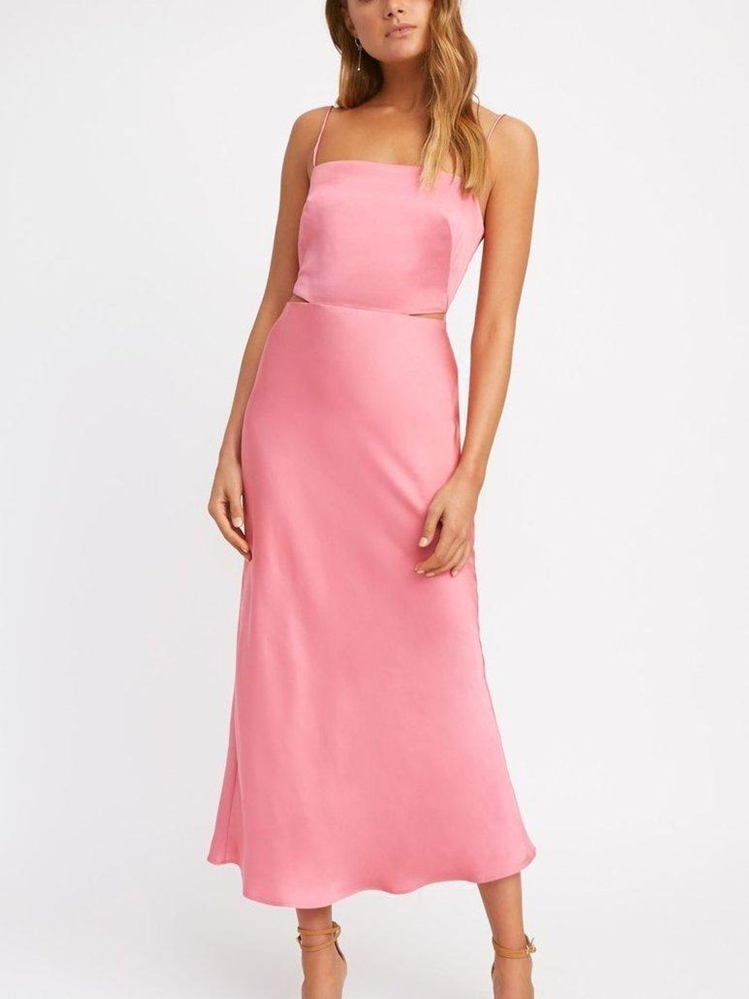 Kookaï Como Dress Pink Size 12 for rent on The Volte - main image