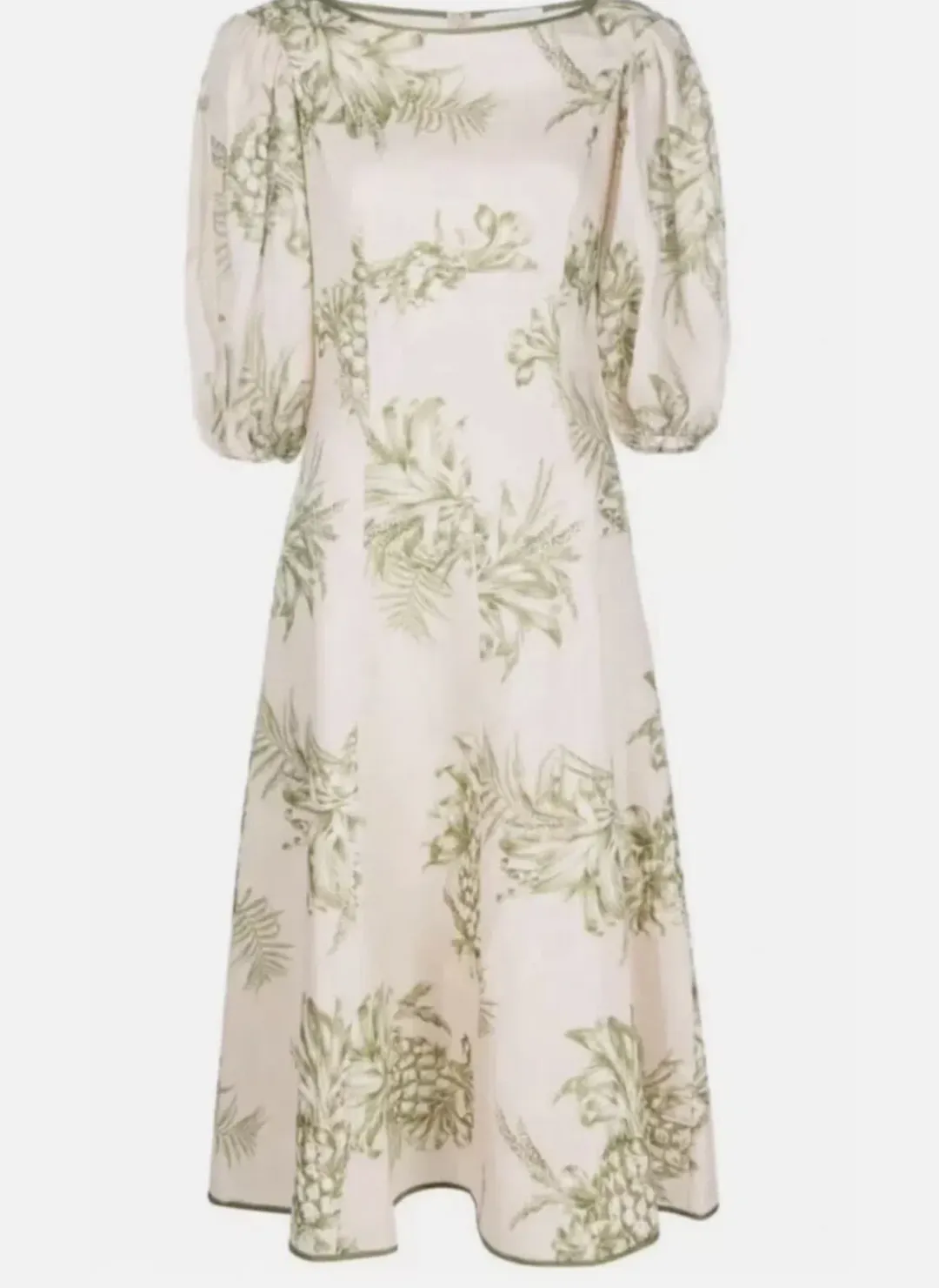 Zimmermann Empire Midi Dress Floral Size 12/M for rent on The Volte - main image
