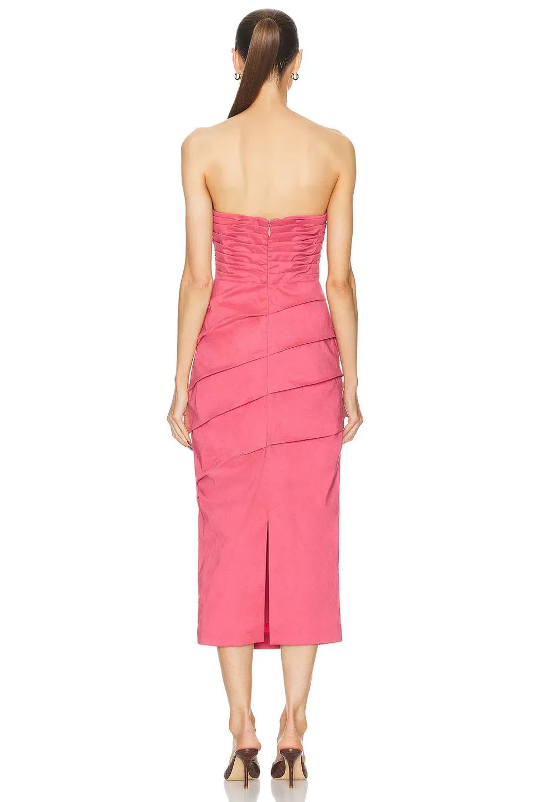 Rachel Gilbert Cheri Dress RoseSize 10 for rent on The Volte - main image