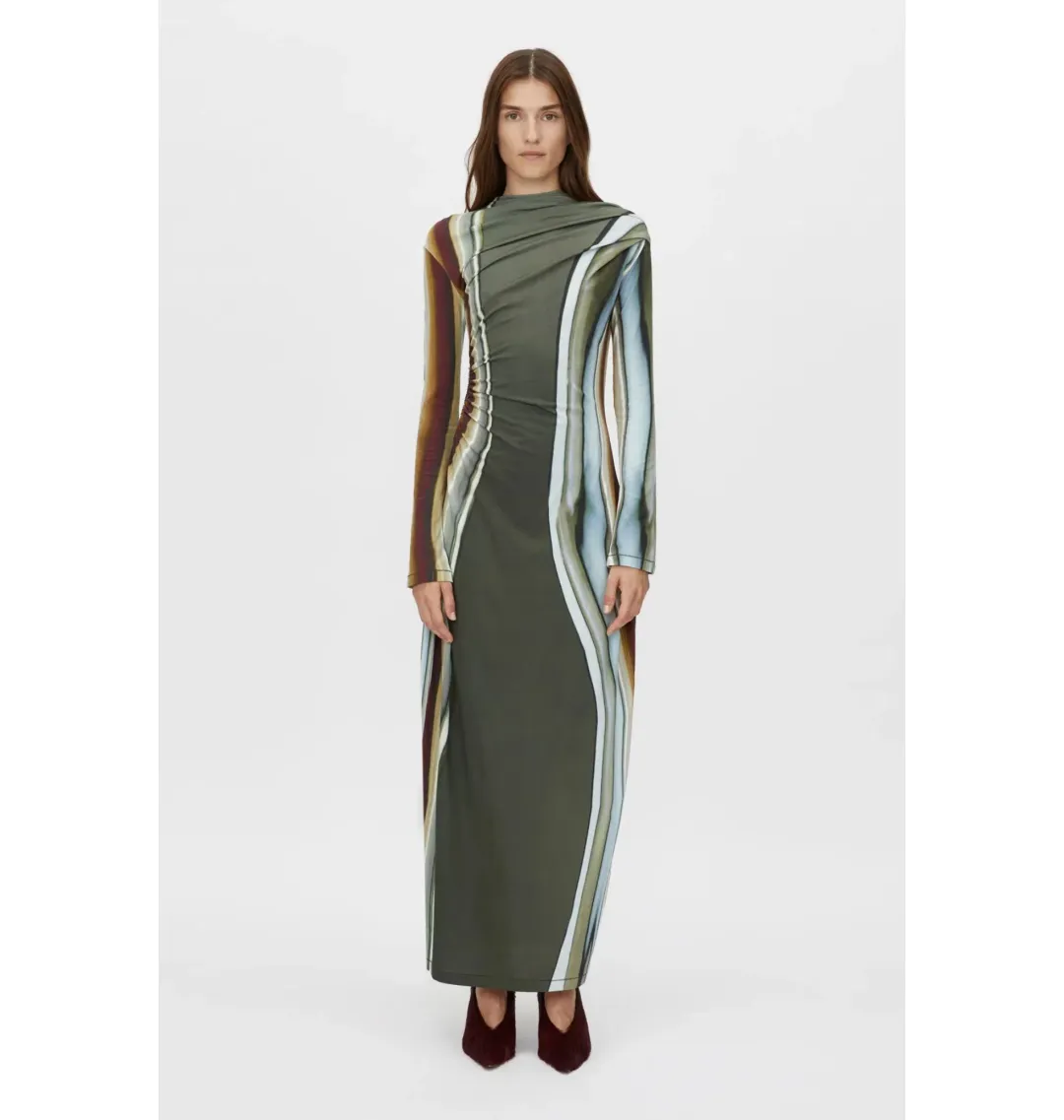 Camilla and Marc Elixir Print Jersey Maxi Dress in Elixir Print Size AU 10  for rent on The Volte - main image