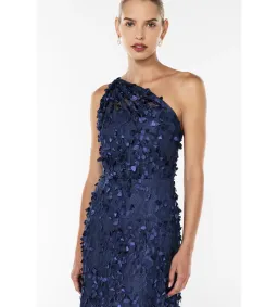 Manning Cartell Enchantment One Shoulder Dress in Royal Blue Size 12 for rent on The Volte - image 3
