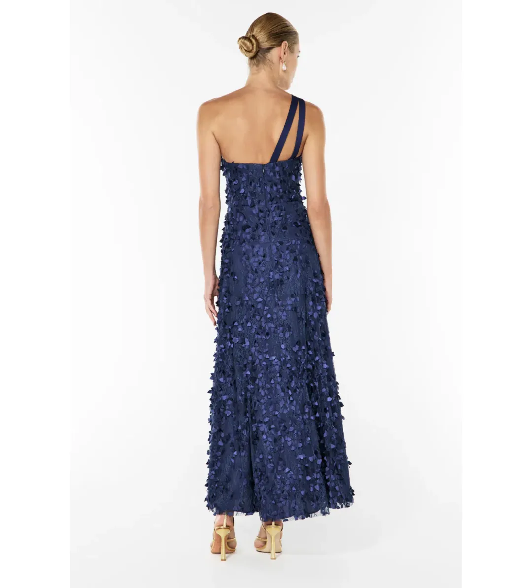 Manning Cartell Enchantment One Shoulder Dress in Royal Blue Size 12 for rent on The Volte - main image