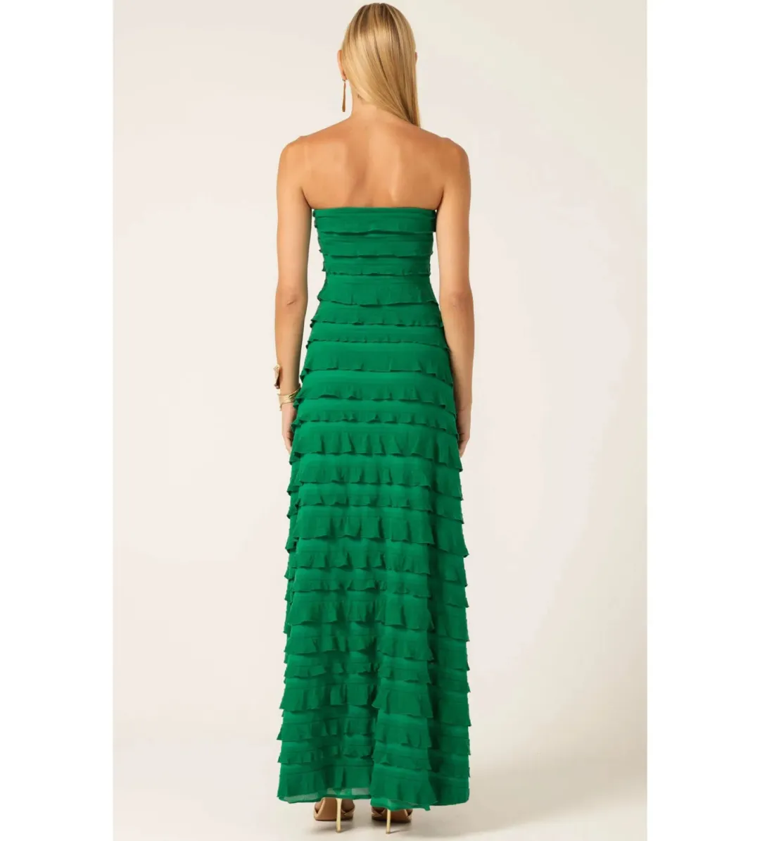 Sacha Drake Maddison Dress in Emerald Size 10 for rent on The Volte - main image