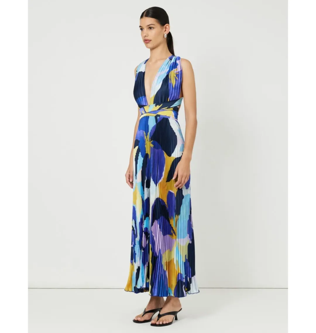 L’Idee Moderniste Gown Print Size 12 for rent on The Volte - main image