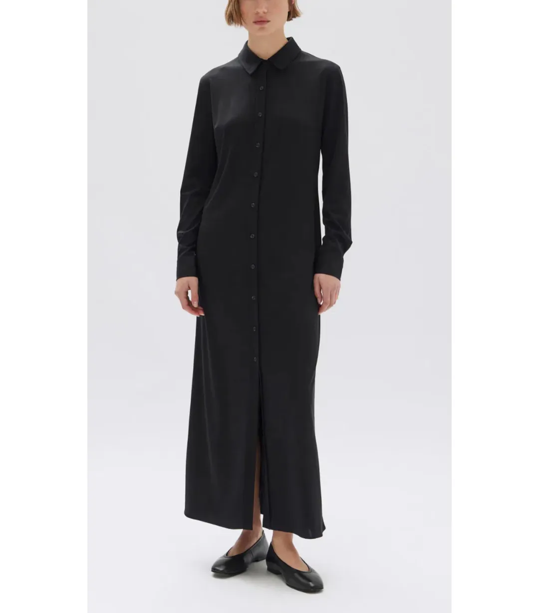 Assembly Label Mallory Knit Midi Dress Black Size AU 10 for rent on The Volte - main image