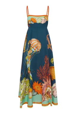 Alemais Dorian Midi Sundress Multi Size 10 for rent on The Volte - image 3