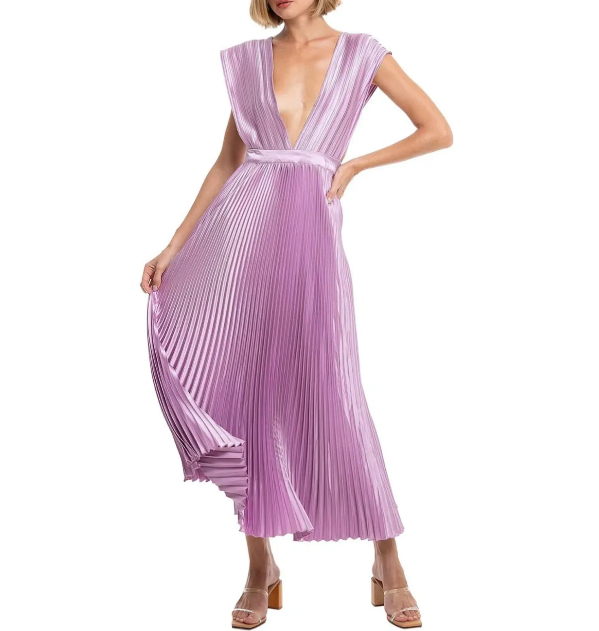 L’Idee Gala Gown Violet Size AU 8 for rent on The Volte - main image