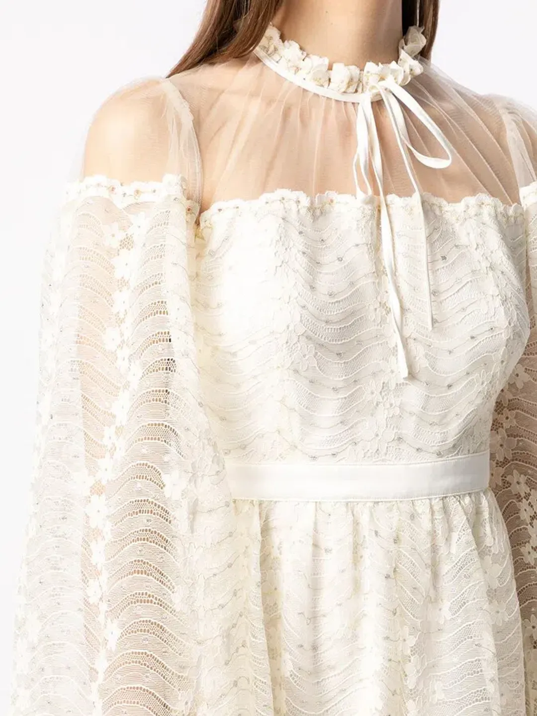 Alice McCall Moonstruck Playsuit Creme Size 8 for rent on The Volte - main image