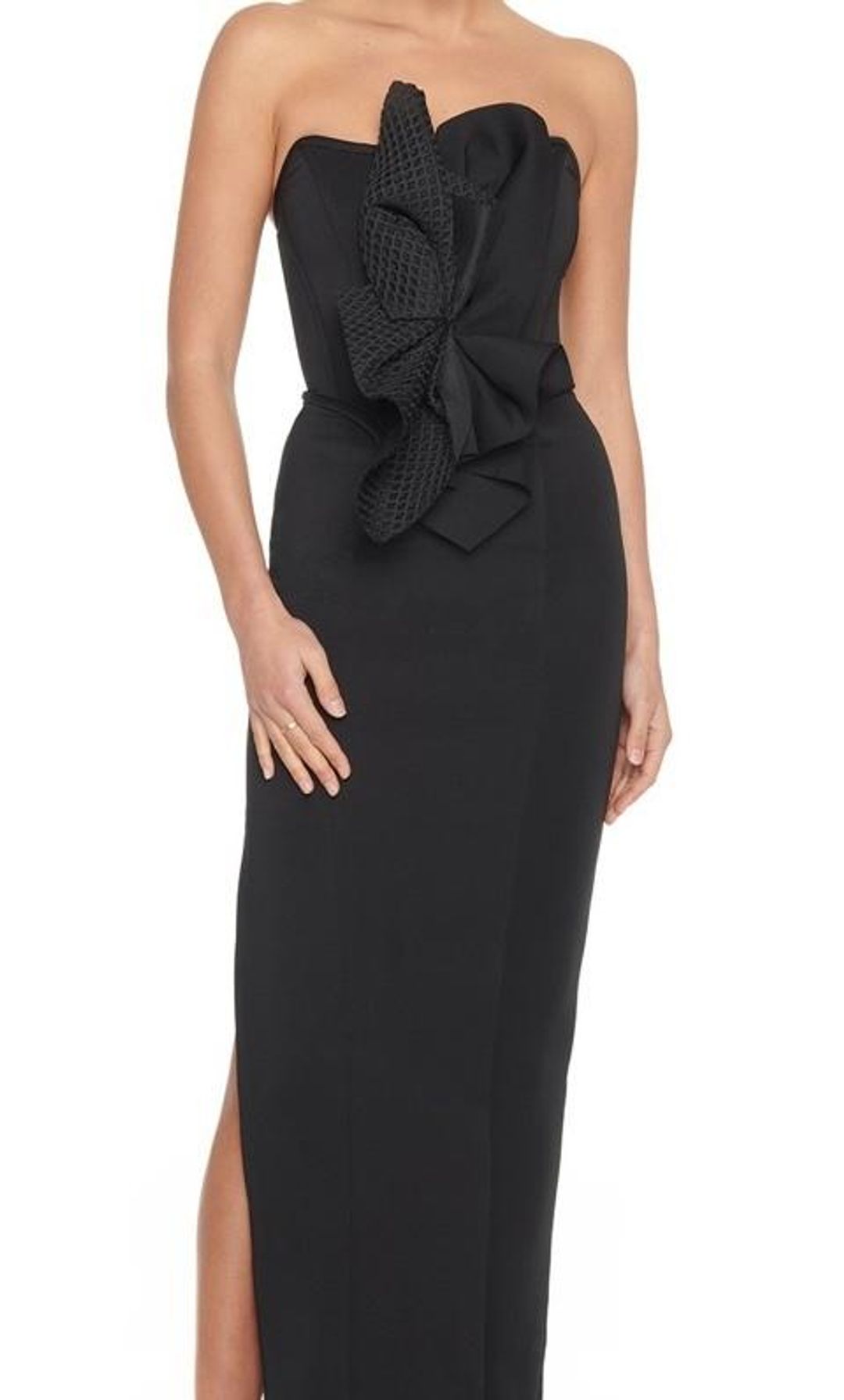Eliya The Label Louisa Dress Black Size 8 for rent on The Volte - main image