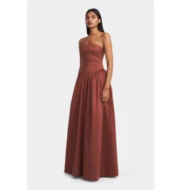 Hansen & Gretel Audrey Gown Pinot Size S / AU 8 for rent on The Volte - image 3
