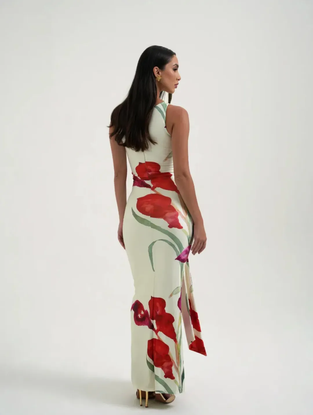 Sydney Lane Skye Wrap Maxi Dress Print Size S / AU 8 for rent on The Volte - main image