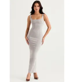 House of CB Rea Body Con Dress in Smoke Size 10 for rent on The Volte - image 1