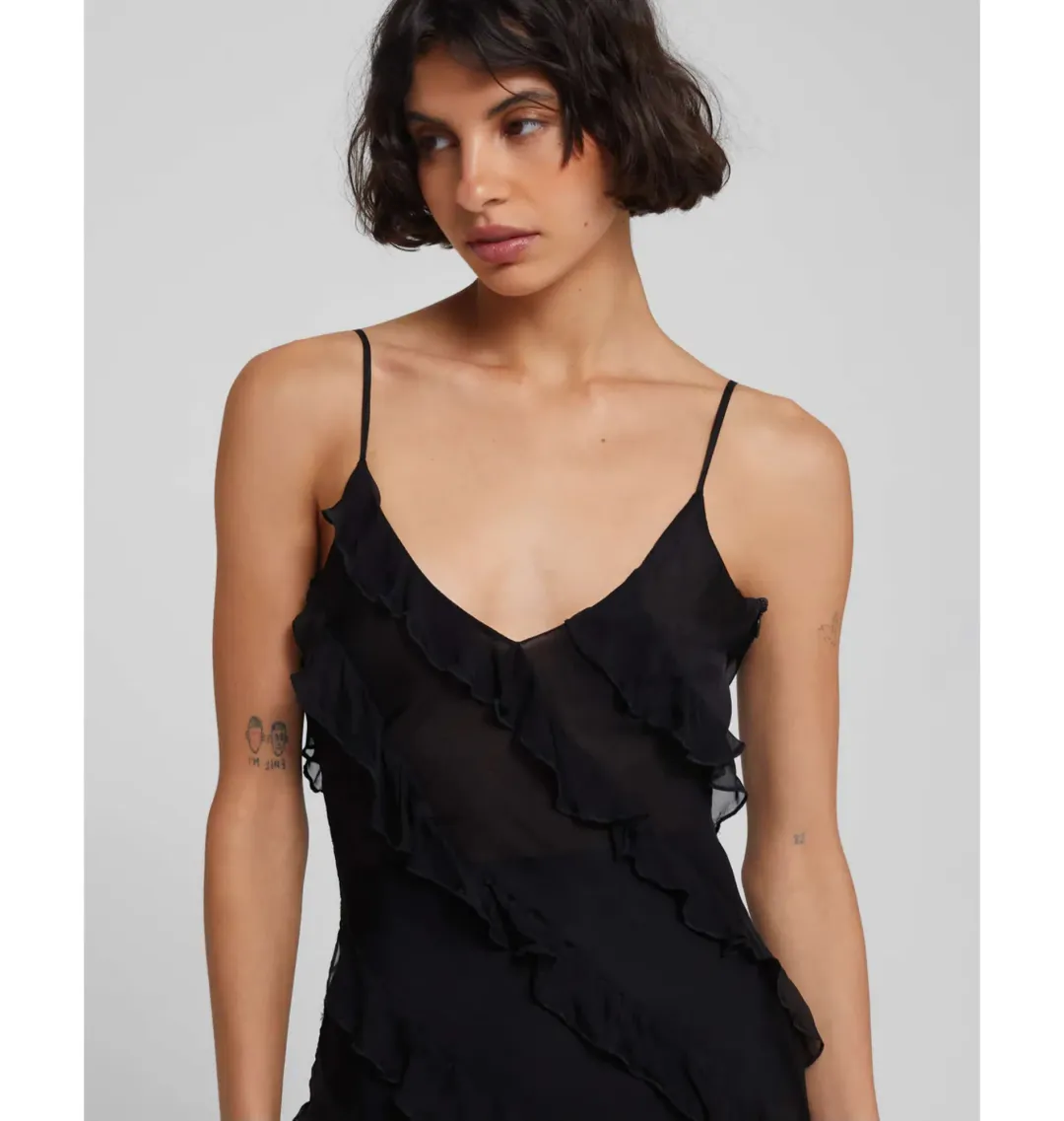 Rat & Boa Selena Dress Black Size Medium / AU 10 for rent on The Volte - main image