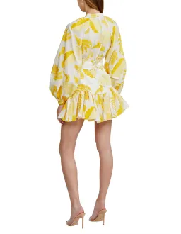 Acler Bastia Mini Yellow Floral Print 10 for rent on The Volte - image 3