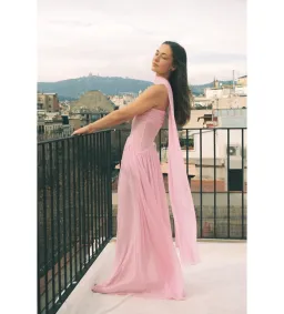 Raphaella Santana The Ophelia Dress Pink Size S/AU 8 for rent on The Volte - image 7