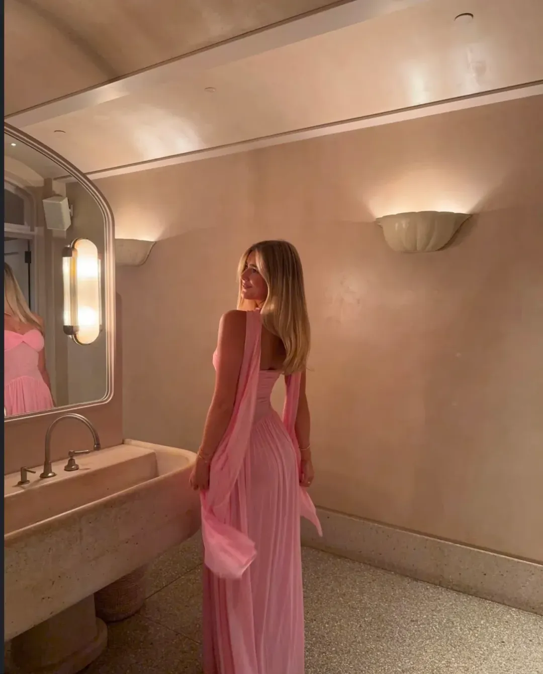 Raphaella Santana Ophelia Dress in Pink Size XS / AU 6 for rent on The Volte - main image