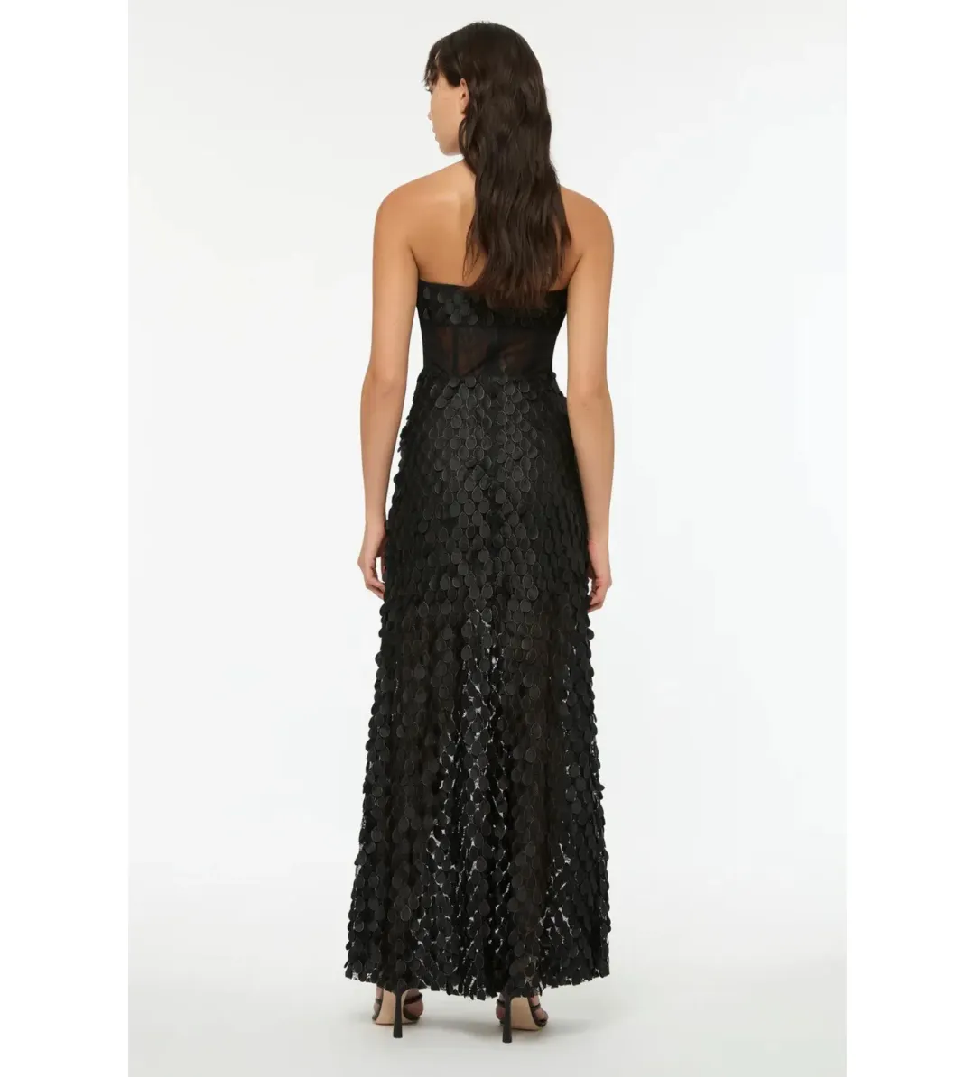 Manning Cartell Supreme Extreme Strapless Gown Black Size AU 6 for rent on The Volte - main image