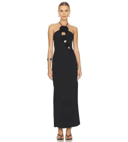 Maygel Coronel Liri Maxi Dress Black One Size for rent on The Volte - image 1