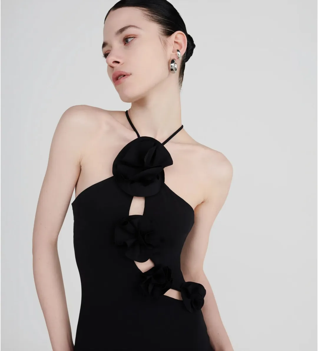 Maygel Coronel Liri Maxi Dress Black One Size for rent on The Volte - main image