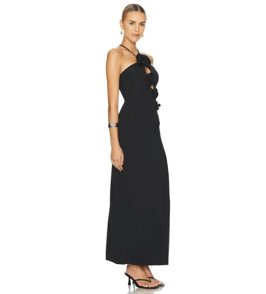 Maygel Coronel Liri Maxi Dress Black One Size for rent on The Volte - main image