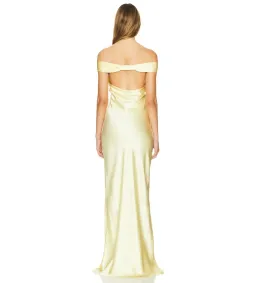 Natalie Rolt Bridget Gown Lemon Size 0/AU 6 for rent on The Volte - image 3