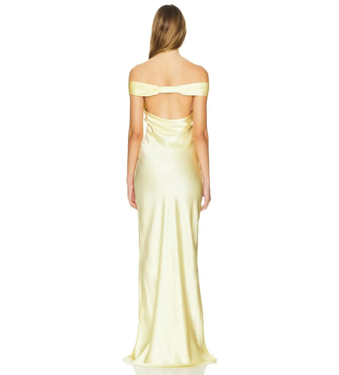 Natalie Rolt Bridget Gown Lemon Size 1/AU 8 for rent on The Volte - main image