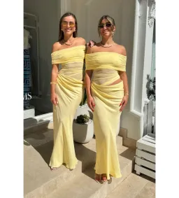 Benni Butter Nico Off  Shoulder Maxi Size AU 10 for rent on The Volte - image 2