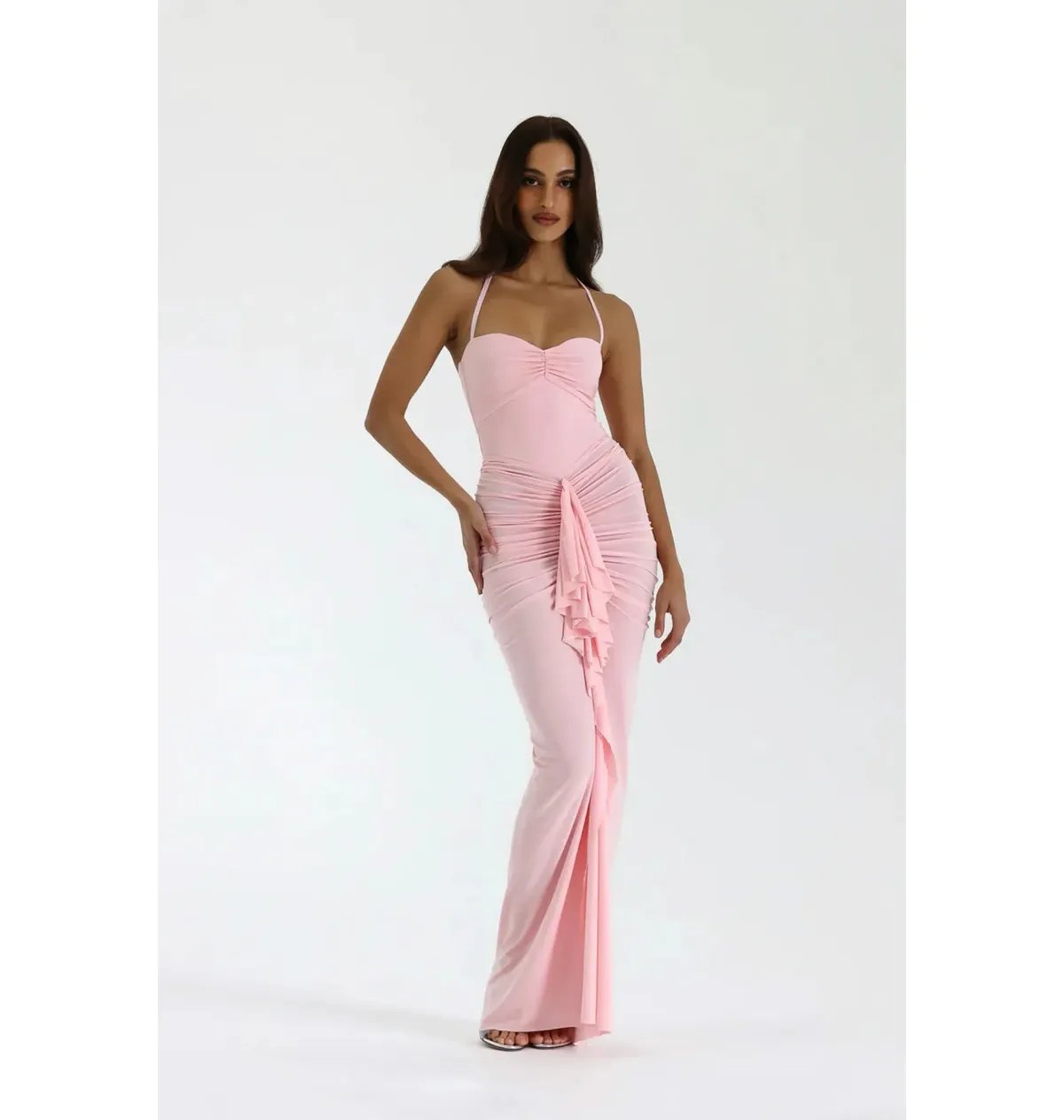 Natalie Rolt Shontae Gown Blossom Pink Size 0 / AU 6 for rent on The Volte - main image