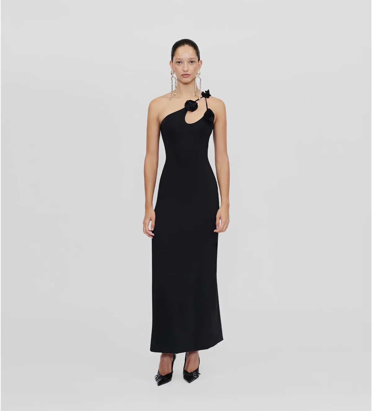 Maygel Coronel Celosia Dress in Black One Size for rent on The Volte - main image