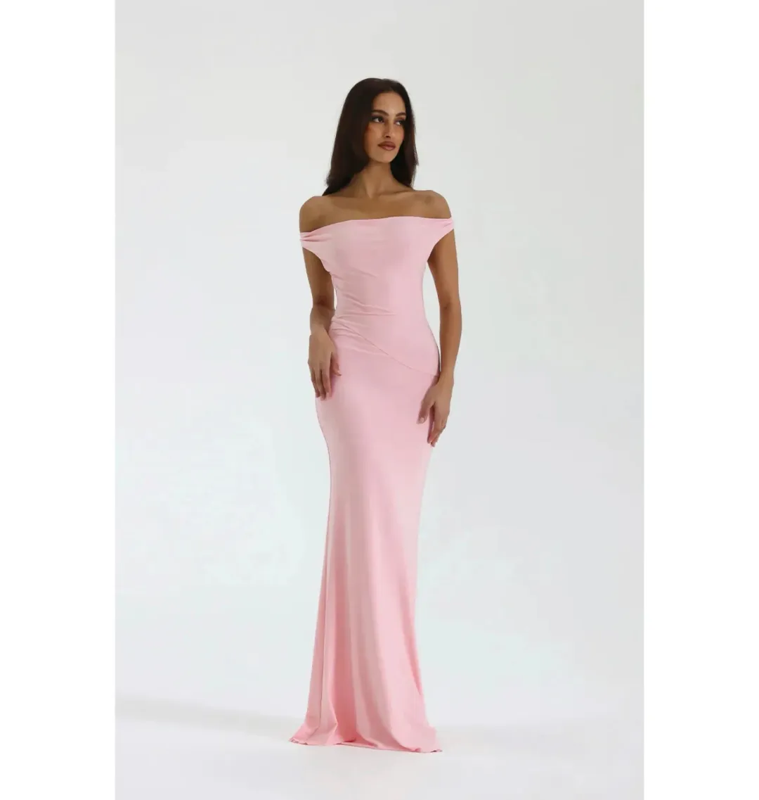 Natalie Rolt Bettina Gown Blossom Pink Size 1 / AU 8 for rent on The Volte - main image