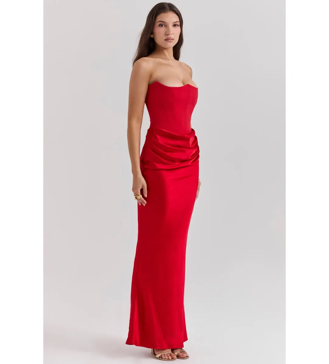 House of CB Red Persephone Dress in Red Size XS / AU 6 for rent on The Volte - main image