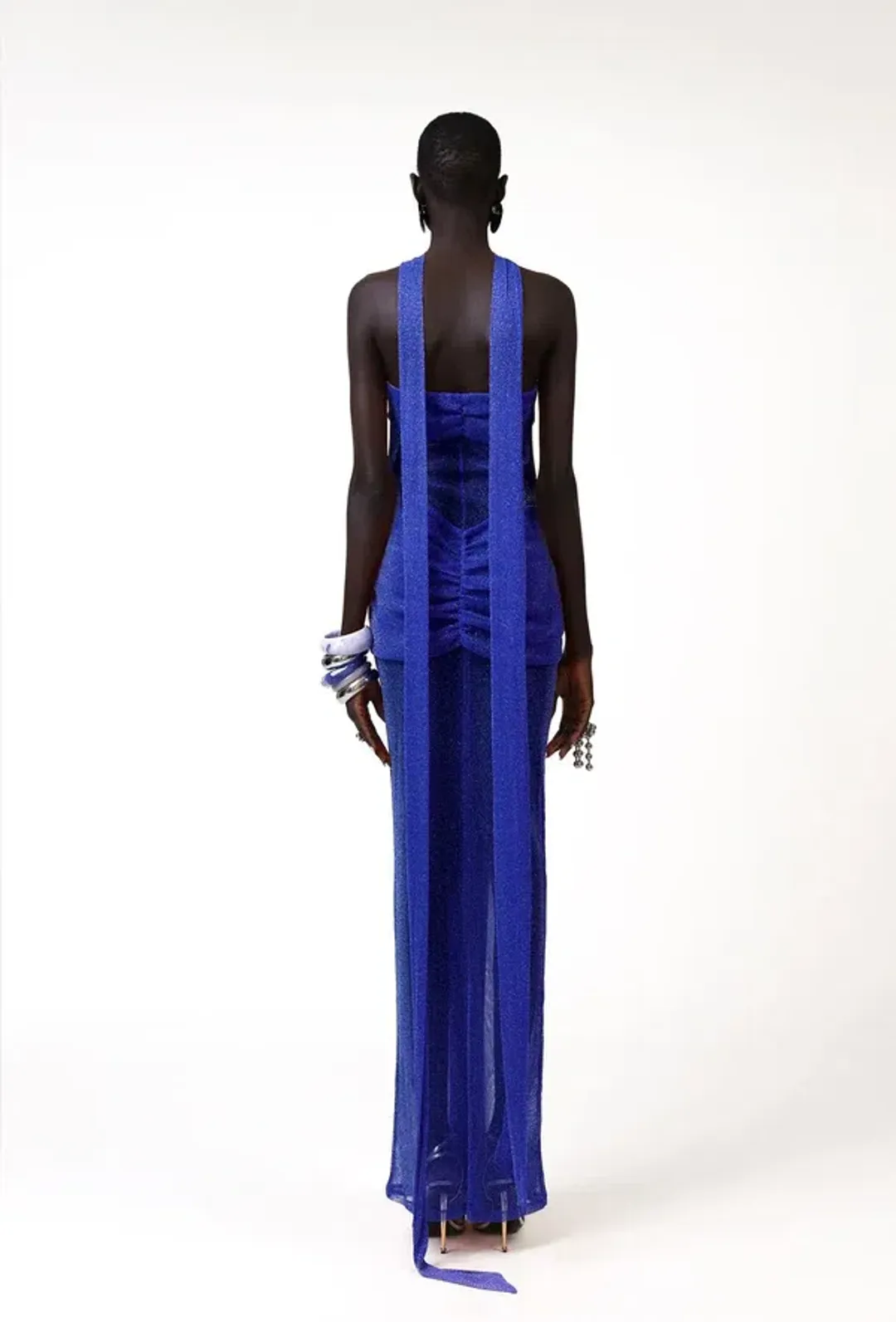 Khanums Kesca Dress in Blue Size S / AU 8 for rent on The Volte - main image
