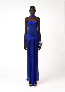 Khanums Kesca Dress in Blue Size S / AU 8 for rent on The Volte - image 1