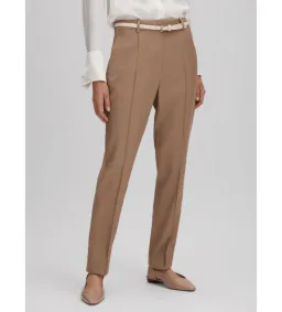 Reiss Wren Slim Fit Suit Trousers Mink Neutral Size AU 8 for rent on The Volte - image 1