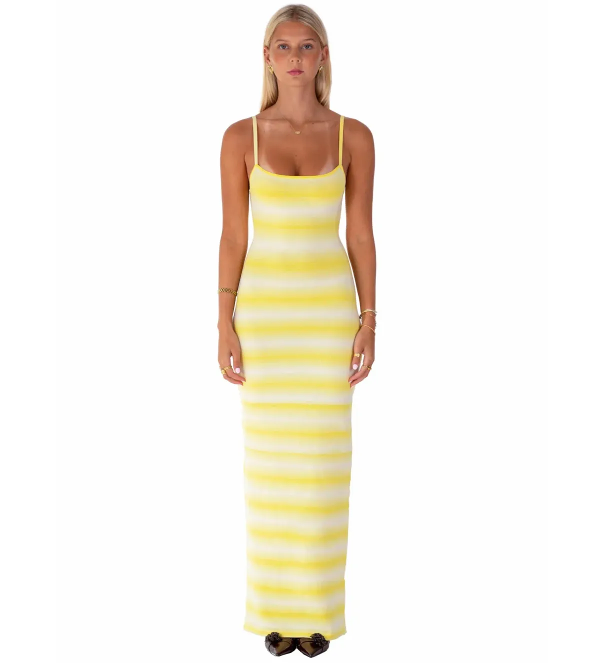 I am Delilah Elsa Maxi Dress Lemon Size S / AU 8 for rent on The Volte - main image