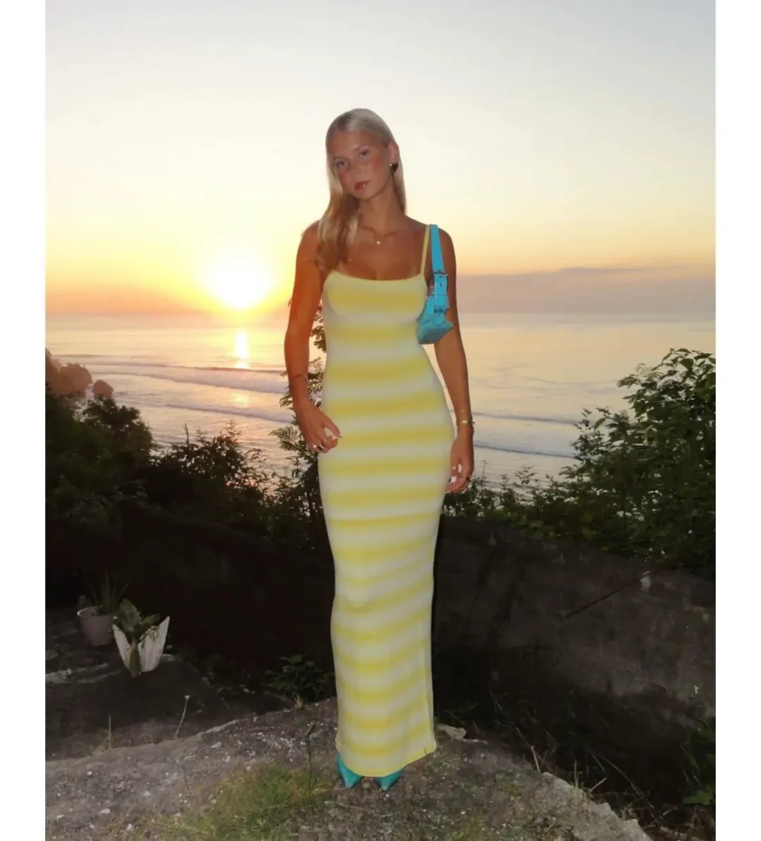 I am Delilah Elsa Maxi Dress Lemon Size S / AU 8 for rent on The Volte - main image