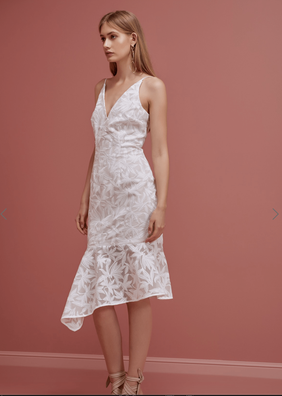 Keepsake The Label Plain sight white dress size 8 for rent on The Volte - main image