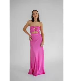 Hntr The Label Inka Gown in Pink Size M / AU 10 for rent on The Volte - image 1