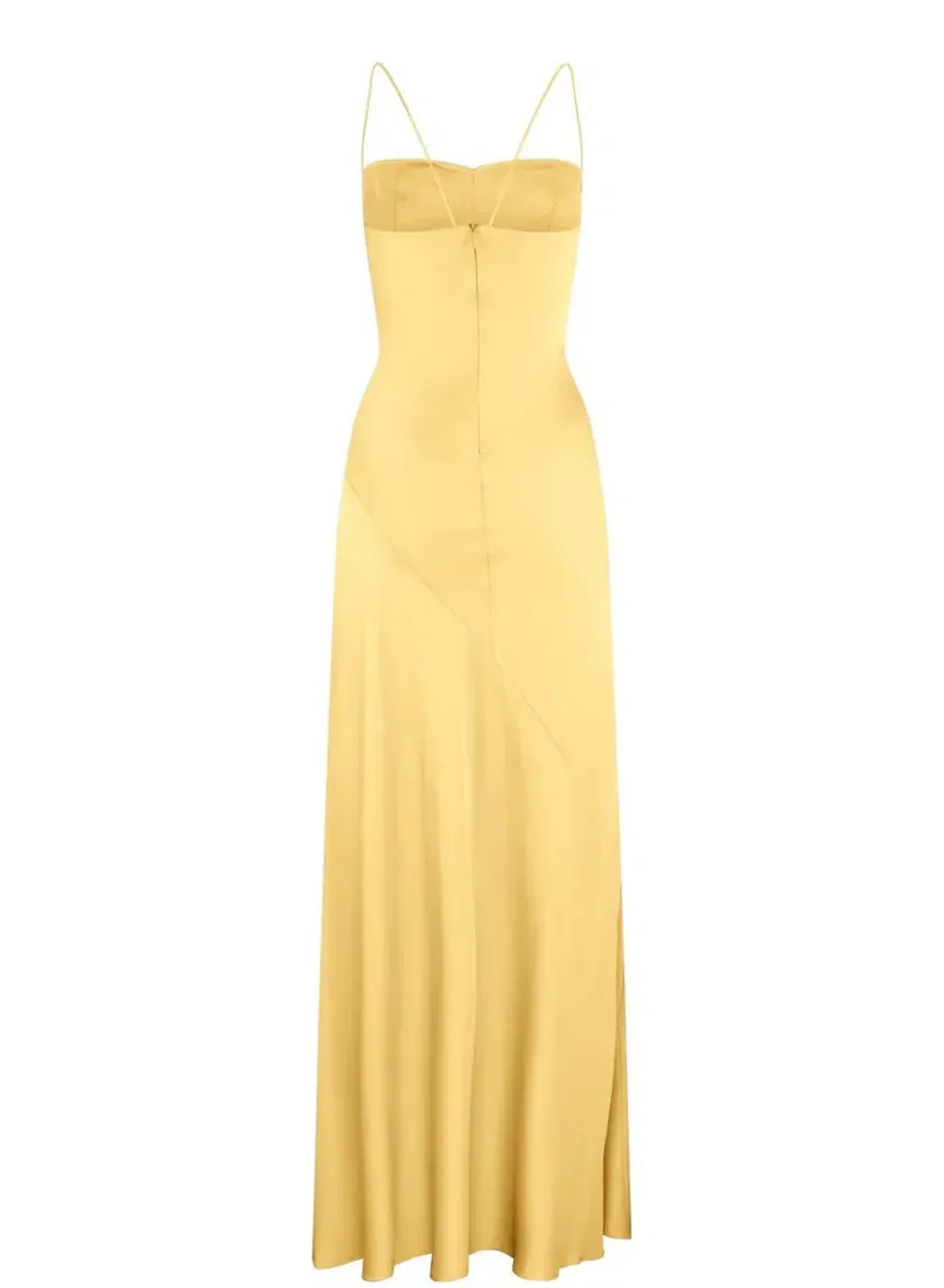 HNTR the Label Gaia Gown in Gold Sun Size S/AU8 for rent on The Volte - main image