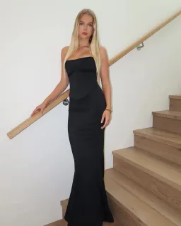 HNTR The Label Louie Gown Noir Size XS / AU 6 for rent on The Volte - image 1