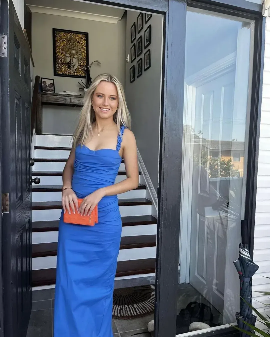 Sir the Label Azul Balconette Gown Maxi Size AU 8 for rent on The Volte - main image