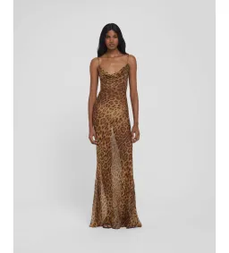 Rat And Boa Valentina Dress in Leopard Print Size S / AU 8 for rent on The Volte - image 1