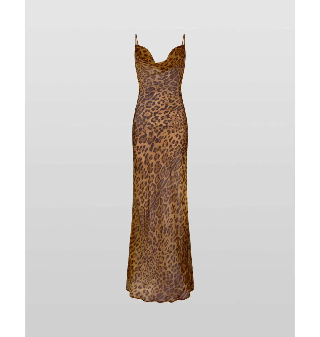 Rat & Boa Valentina Dress in Leopard Print Size M / AU 10 for rent on The Volte - main image