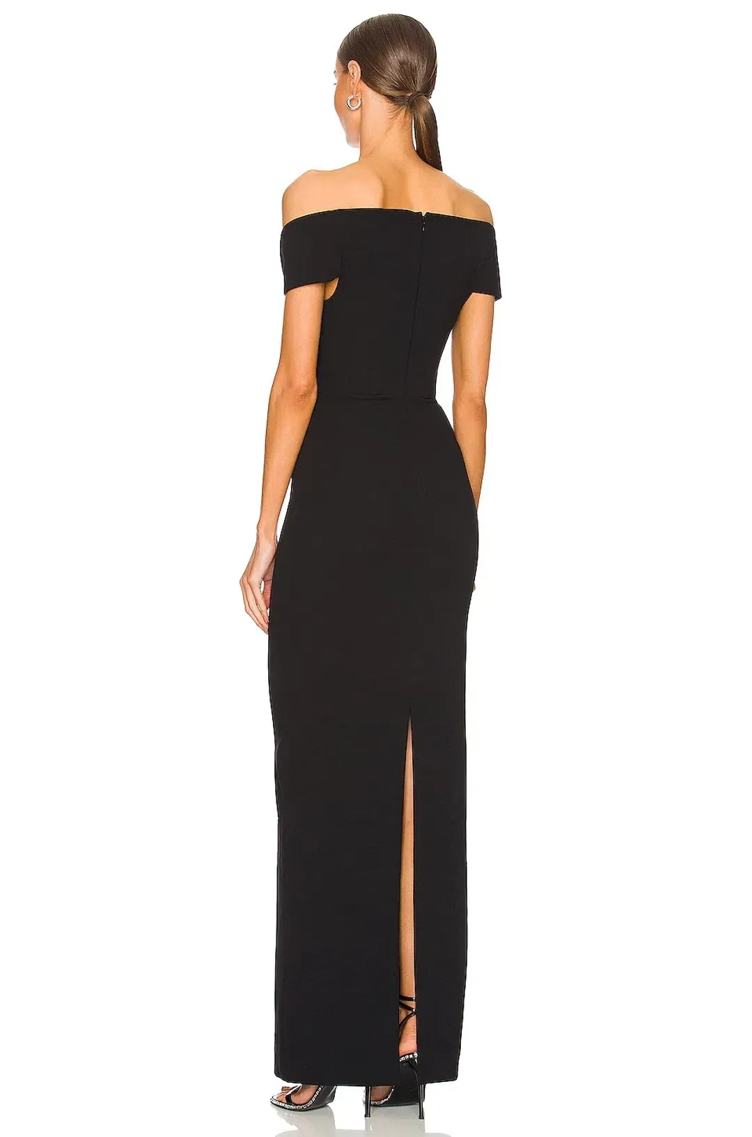 Solace London Marlowe Maxi Black Size AU 4 for rent on The Volte - main image