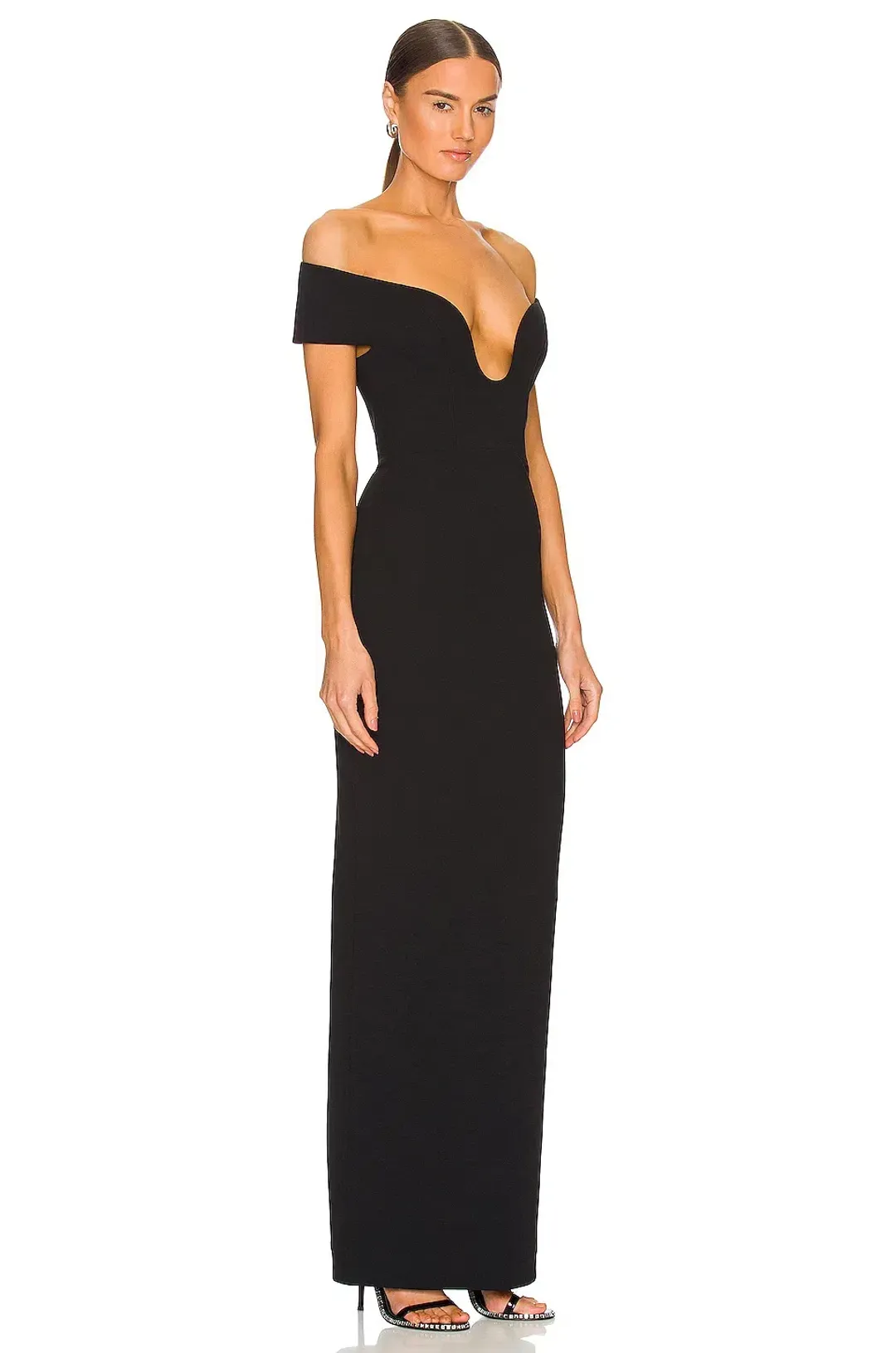 Solace London Marlowe Maxi Black Size AU 4 for rent on The Volte - main image