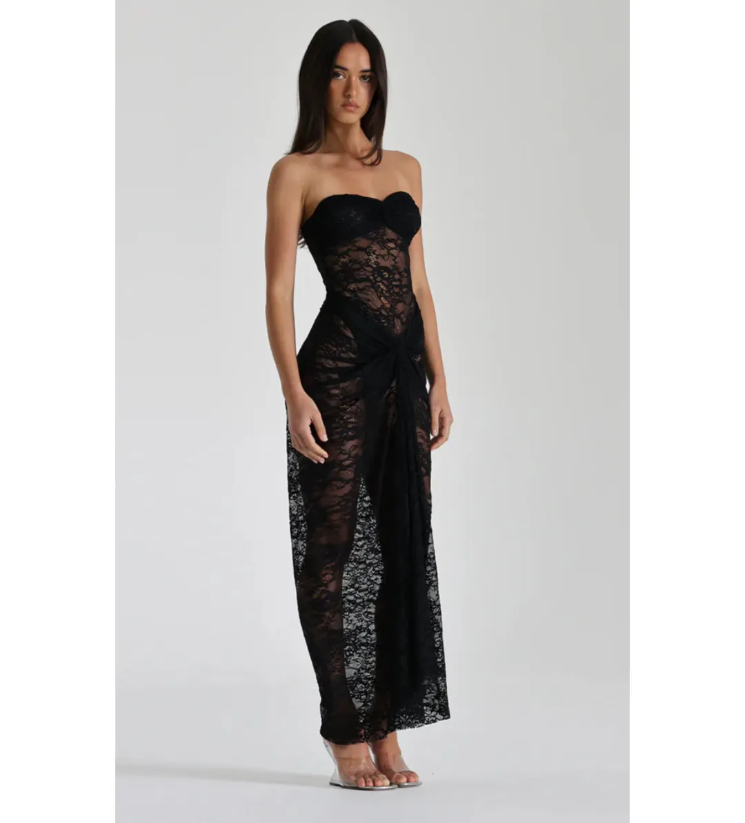 Natalie Rolt Naomi Lace Dress Size 0 / AU 6 for rent on The Volte - main image