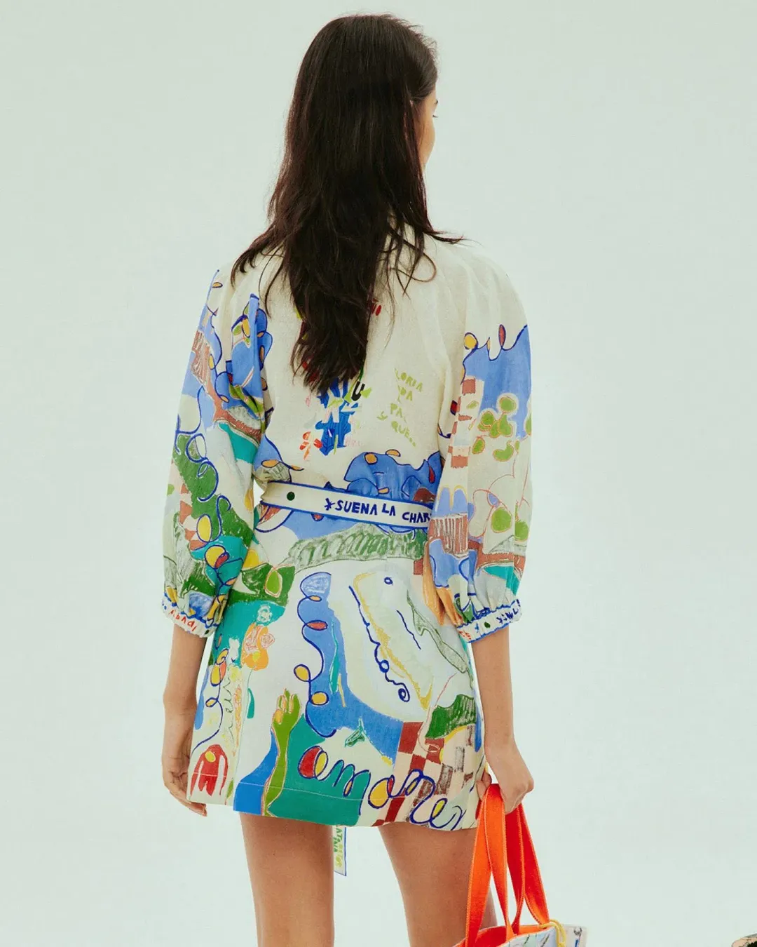 Alemais Nadia Mini Shirtdress Print Size AU 6 for rent on The Volte - main image