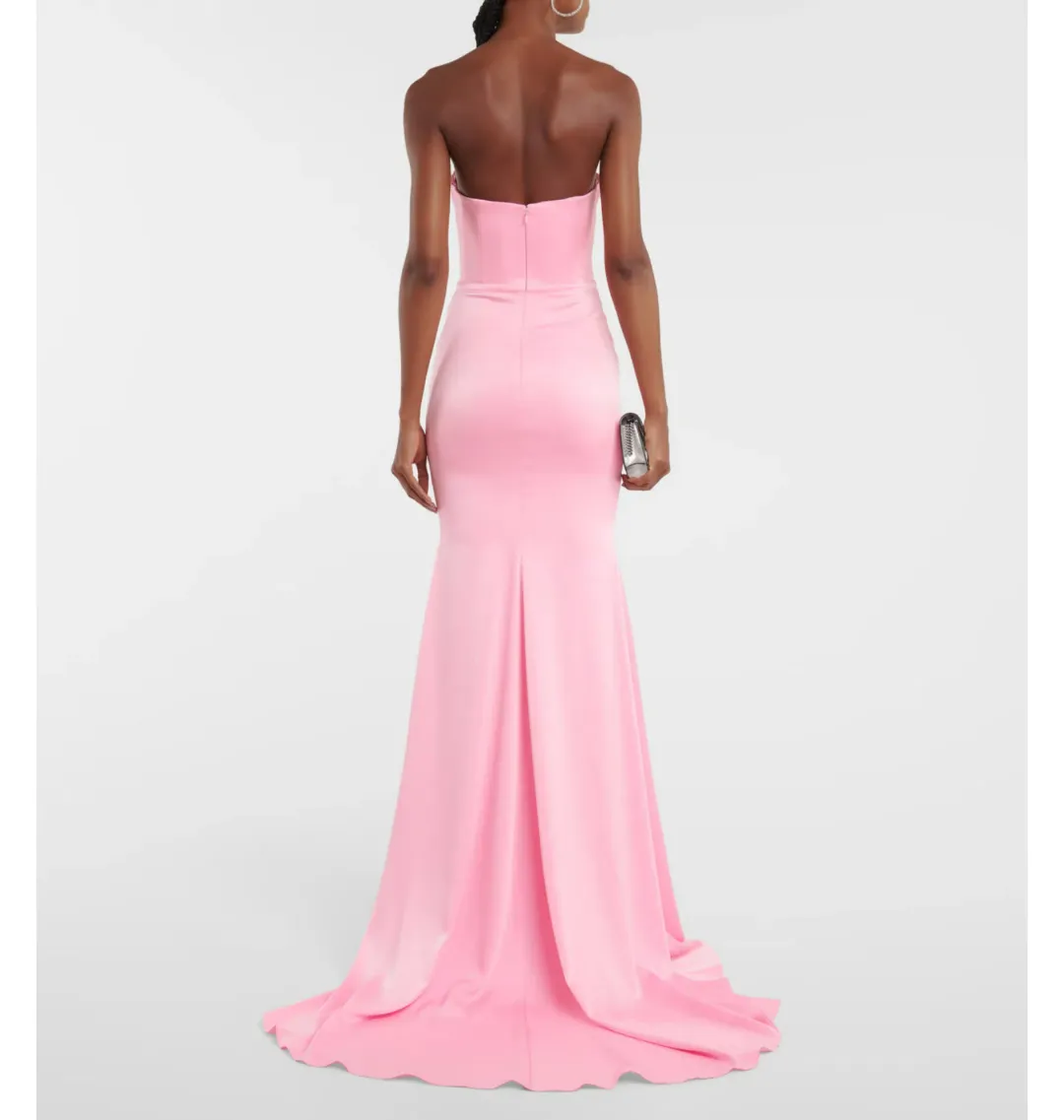 Alex Perry Barkley Strapless Gown Pink Size AU 6 for rent on The Volte - main image