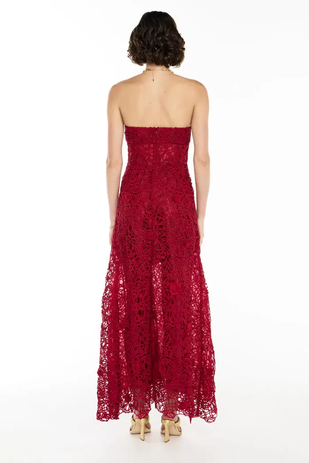 Manning Cartell Tea Ceremony Maxi Dress  Ruby Red Size 6 for rent on The Volte - main image