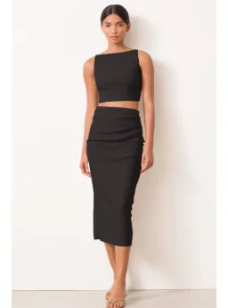 Bec & Bridge Raphaela Top and Skirt Set Black Size 6 for rent on The Volte - image 1